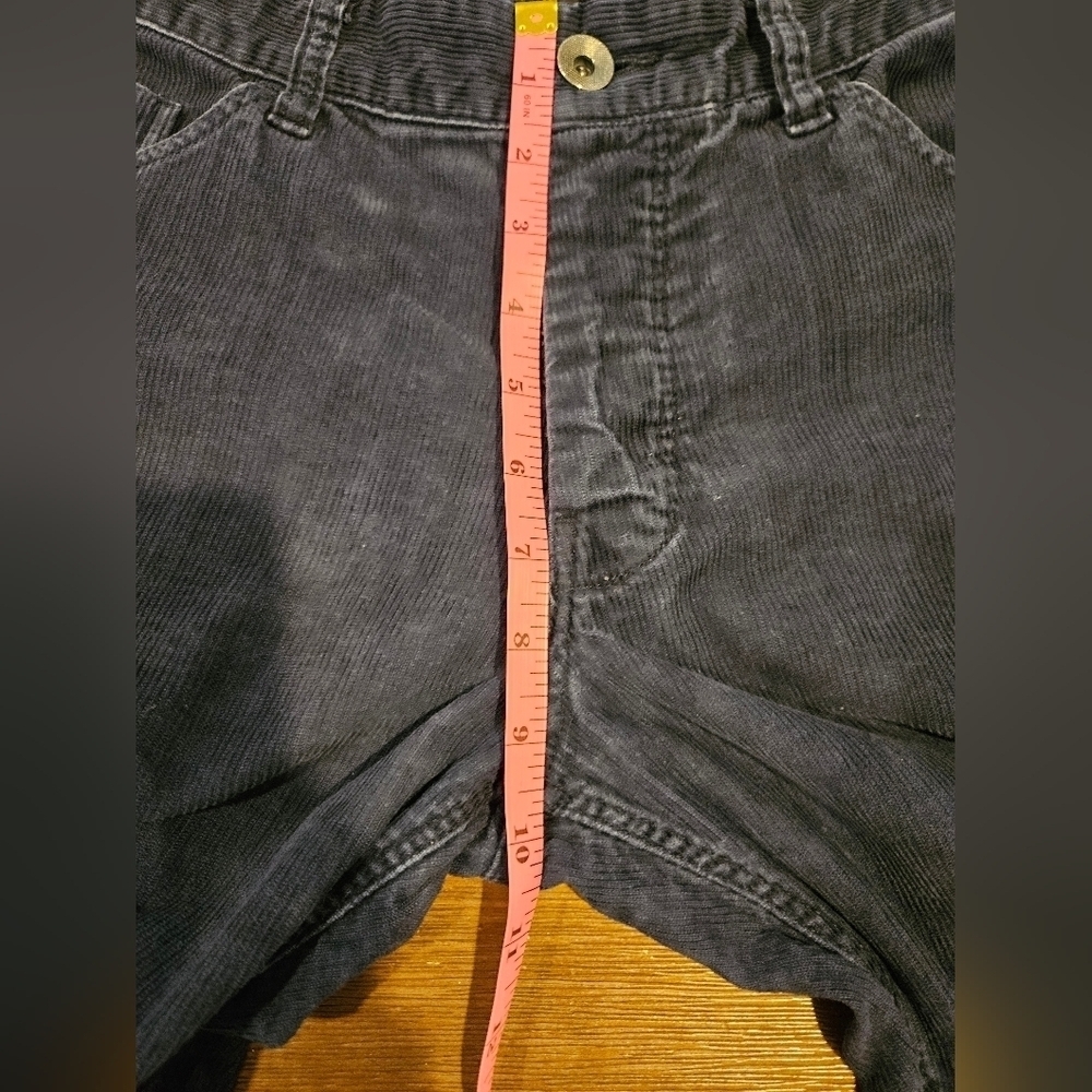 THEORY WOMEN'S NAVY BLUE ZIGGY SLIM LEG MID-RISE CORDUROY PANTS SIZE 34 - Picture 8 of 8